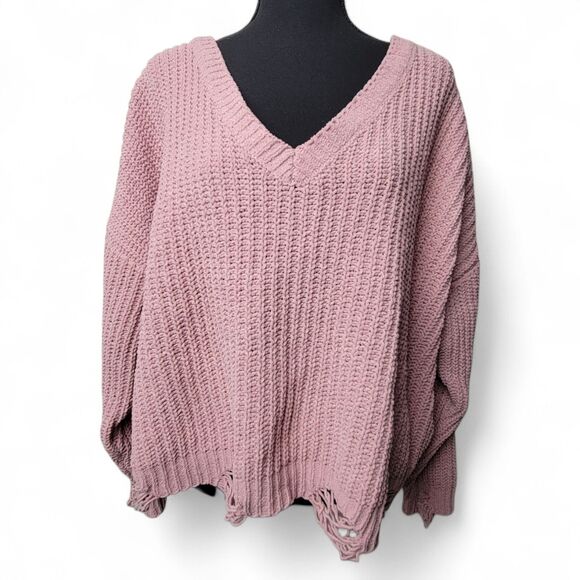 Hazel Moon Tops - Hazel Moon Women's Sweater 2X Knit Pullover Y2K Cottagecore Coastal Grandmother